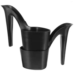 Decorative Flowers 2pcs Flowerpot High Heel Shaped Patio Indoor Outdoor Shoe Shape Nursery Pot Succulent Planter