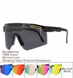 Sunglasses Wholesale and Dropshipper Frame Mirrored Lens Windproof Sport Men Woman Polarised Sun glasses With Packaging4834756