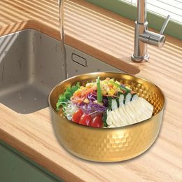 Bowls Stainless Steel Mixing Bowl Large Capacity Serving Unbreakable Easy To Clean Nesting For Home & Commercial Restaurant