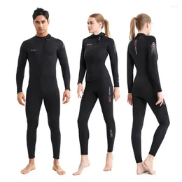 Women's Swimwear Neoprene Wetsuit Men Women 5mm Surf Suits Long Sleeve Diving Suit Kitesurf Swimsuit Rash Guards Roupa De Mergulho