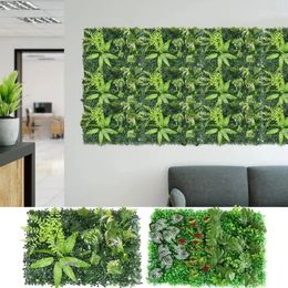 Decorative Flowers Artificial Garden Fence Faux Ivy Privacy Screen Leaf Realistic Eucalyptus Leaves For Balcony Backyard Decor Outdoor