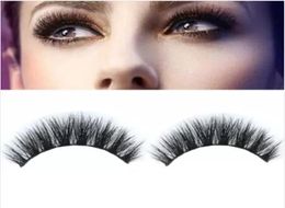 Whole 10 Pairs 100 Real Mink False Eyelashes Black Natural Thick Eye Lashes Makeup Extension Tools7636666