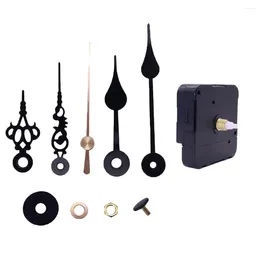 Clocks Accessories Mute DIY Wall Clock Movement Mechanisms Battery Powered Repair Parts With 4 Long Hands