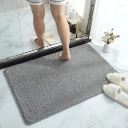 Carpets Super Absorbent Bathroom Rug Bath Mat Door Anti-slip Doormat For Toilet Floor Washable