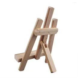 Frames 1pc Wood Artist Tripod Painting Easel For Po Postcard Display Holder Frame Cute Desk Decoration