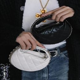 French Bag Women Luxury Designer Bag Classic Mini Clutch Bag Silver Metal Chain Crossbody Shoulder Handbags Streent Trend Sacoche Handb Vaat