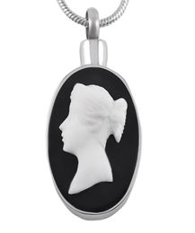 Z194 perfect memories cremation jewelry Oval Shape Stainless Steel Keepsake Urn Necklace Hold Loved One Ashes Funeral Jewelry9629258