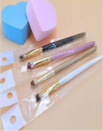 50PCs eyeshadow brush Super Soft Professional Pincel con esponji Makeup Eyebrow Brush Eyeshadow Blending Angled makeup brushes Com8145677