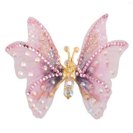 Bandanas Butterfly Hair Clip Little Girl Accessories Snap Clips Pin For Girls Bangs Will Move