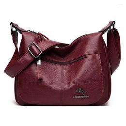 Bag High Quality Soft Leather Shoulder Bags For Women Fashion Large Crossbody Luxury Designer Casual Handbag And Purses