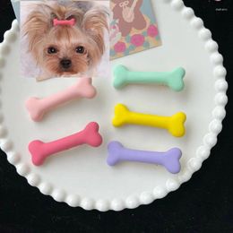 Dog Apparel Bone Hairpin Fashion Harajuku Style Hair Clips Pet Charm Lovely Barrettes Styling Accessories