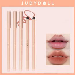 Judydoll Lipliner Pen Matte Velvet Lip Liner Pencil Outline Lip Shape Lipstick Waterproof Long Lasting Nude Lip Gloss 240506