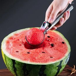 Baking Moulds Summer Ice Cream Digger Spoon Stainless Steel Multi Functional Dual Purpose Watermelon Household Tools