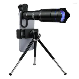 Telescope Professional Monocular HD 40X Zoom Phone Lens Camera Telepo With Tripod Metal For Tourism Camping