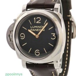 Luminous Watch Panerei Luminors Watches Luxury Wristwatches PANERAISS LUMINORS Marina 1950 Left Hand 3 Days Acciaio PAM00557 TO120238 KR5Y