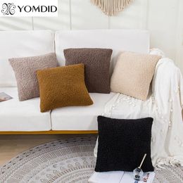 Pillow YOMDID Super Soft Teddy Velvet Decorative Case Cover Luxury Faux Fur Throw Covers Wool Sherpa Cases