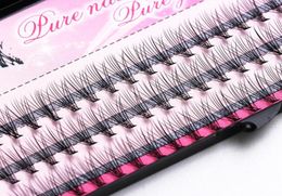 60Pcs 68101214mm Grafting Fake False Eyelashes Individual Black Long Cluster Eye Lashe Extensions Makeup Tools Drop 8353307