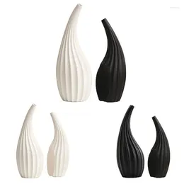 Vases Tall Ceramic Vase Decorative With Modern Design Minimalist Style Glossy Finish Rustic Shelf Decor Home