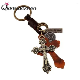 Party Favour Qianxiaozhen Cross Keychain Wedding Favours And Gifts For Guests Souvenirs Birthday Gift Boyfriend Present