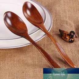 18cm Wooden Spoon Bamboo Kitchen Cooking Utensil Tool Soup Teaspoon Catering Supplies Baking Mixing Soup Spoon Kitchen Tableware1960715