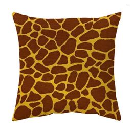 Pillow Leopard Print Case Decorative Sofa Square Living Room Decoration Simple Home Cute Spots Chair Cover E1708