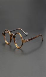 Designer Sunglasses Acetate Small Round Glasses Men Retro Vintage Square Eyeglasses Frame Women Myopia Prescription Frames Spectac3723402