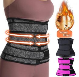 Waist Trainer Women Thermo Sweat Belts For Women Waist Trainers Corset Tummy Body Shaper Fitness Modelling Strap Waste Trainer12151930