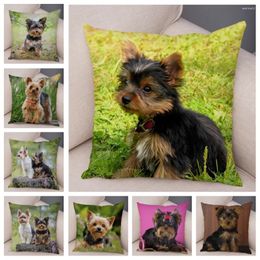 Pillow 45x45cm Sofa Home Case Cute Pet Animal Cover Pillowcase Decorative Dog Print For Decor Gifts
