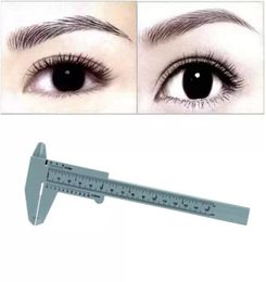 Whole Excellent Quality 12PC Microblading Reusable Makeup Measure Eyebrow Guide Ruler Permanent Tools Anne3662506