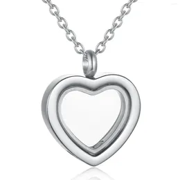 Pendant Necklaces Cremation Jewellery For Ashes Human Keepsake Stainless Steel Memorial Urn Necklace