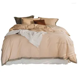 Bedding Sets Pink Modern Design Set For Girls Quilt Cover Kawaii Fluffy Simple Bedroom Juegos De Cama Sheets BD50CJ
