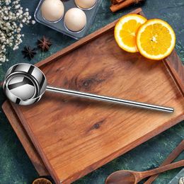 Pans Small Oil Cooker Long Handle Stainless Steel Pouring Spoon For Dishwasher Restaurant Home Melting Cooking Kitchen