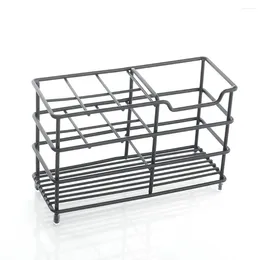 Bath Accessory Set Storage Rack Wall Stand Stainless Steel Practical Bathroom Holder