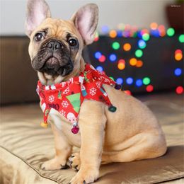 Dog Collars Pet Christmas Scarf Cat Year Warm Holiday Party Collar Puppy Accessories Bow Ties For Dogs