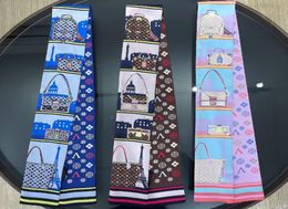 Desinger Letters Print Bags Scarves Accessories Silk Handle Gloves Wraps Muffler Wallet Purse Handbag Women Bag Paris Tote Luggage7589975
