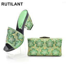 Dress Shoes Latest Design With Matching Bag Set African Sets Women Italian And Shoe For Party In
