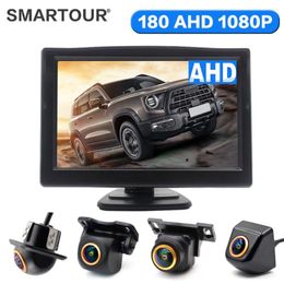 Car Rear View Camera With Monitor 5 Inch TFT LCD Screen Reversing For AHD 1080P Parking Reverse Vehicle