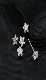 925 sterling silver small design stud fashion guangzhou Jewellery market high quality tiny classic star girls earrings7533440