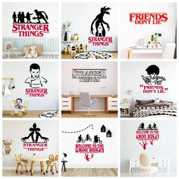 Wall Stickers Lovely Stranger Sticker Things For Kids Room Decor Decals Pvc Baby Wallpaper Poster Mural