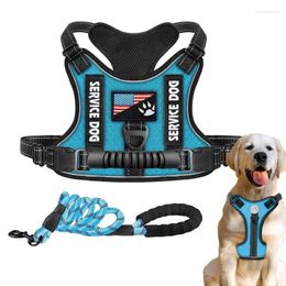 Dog Collars Hunting Harness Vest Comfortable Night Vision Reflective Pet Soft Padded Accessories