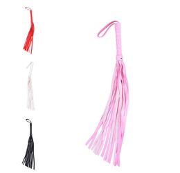 New PU Leather Bondage Whip Flogger Bdsm Toys For Couples Spanking Paddle Policy Knout Wedding Party Favor Decoration1226118