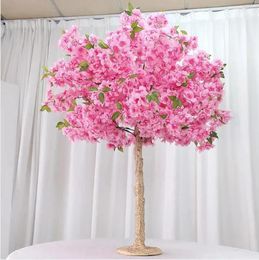 Decorative Flowers Fake Vines Artificial Cherry Blossom Trees For Home Wedding Party Garden Office Decoration Silk Plants