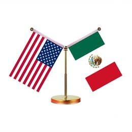 8 * 11cm mini US flag Latin American countries Mexico Peru Jamaica truck dashboard driving US flag 240509