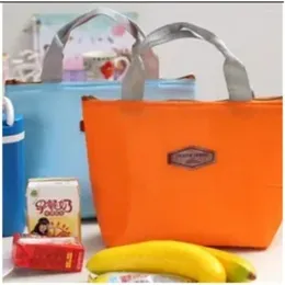 Dinnerware Portable Lunch Bag Waterproof Insulation Picnic Box Storage Bento 6 Colours School Bags