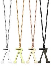 Mens Designer Necklace Womens Titanium Steel Gold Necklace Vletter Pendant Sweater Chain8872500