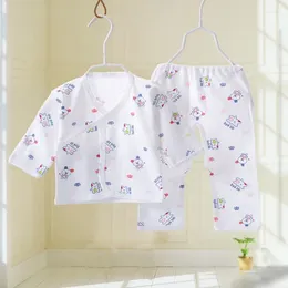 Clothing Sets Infant Baby Boys Girls Clothes Set Cotton Underwear Sleepwear Breathable Cartoon Animal Pattern Outfits