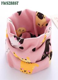 New Autumn Winter Cotton Children Scarves Cartoon Boys Girls Scarf Kids O Ring Collar Neck Warmer Baby Scarf7723804