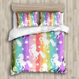 Bedding Sets Painted Ponies Duvet Cover Custom Bed Linens With Pillowcase King Size Bedclothes Comforter Covers