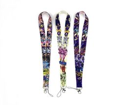 Whole 20pcs JOJO Anime Neck Strap Lanyard for keys ID Card Cellphone Straps USB Badge holder DIY Neck Strap Hang Rope8128600