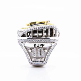 high Quality 9 Players Name Ring STAFFORD KUPP DONALD 2021 2022 World Series National Football Rams Team Championship Ring With Wooden 303v